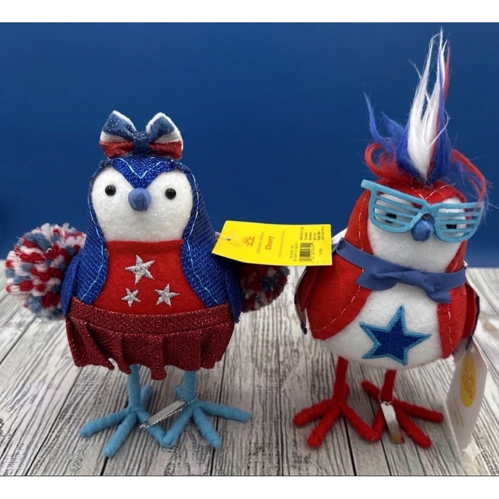 Feathery Friends Patriotic Cheery & Hero 2025 July 4TH Birds